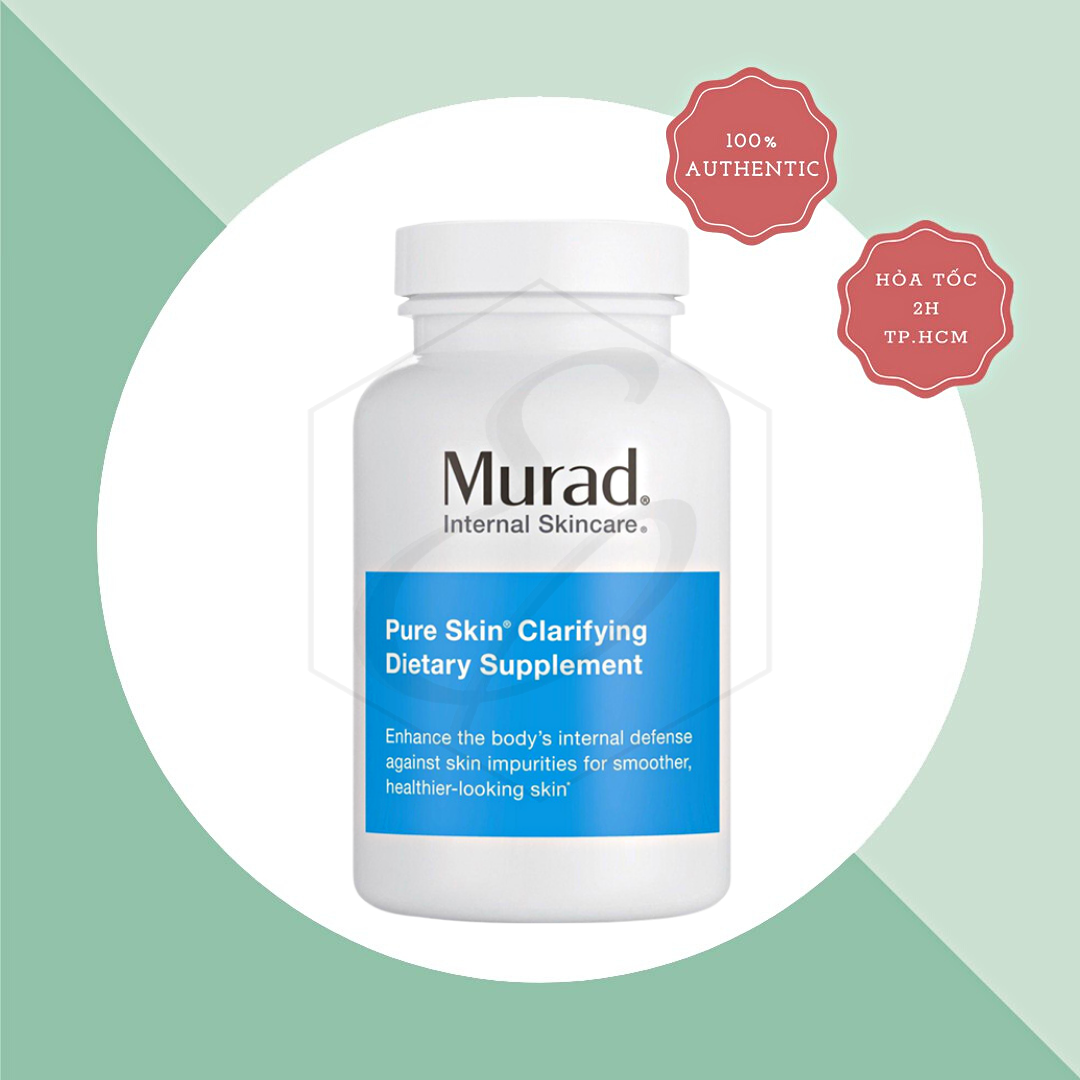 Viên Uống Giảm Mụn Murad Pure Skin Clarifying Dietary Supplement - 120 Viên